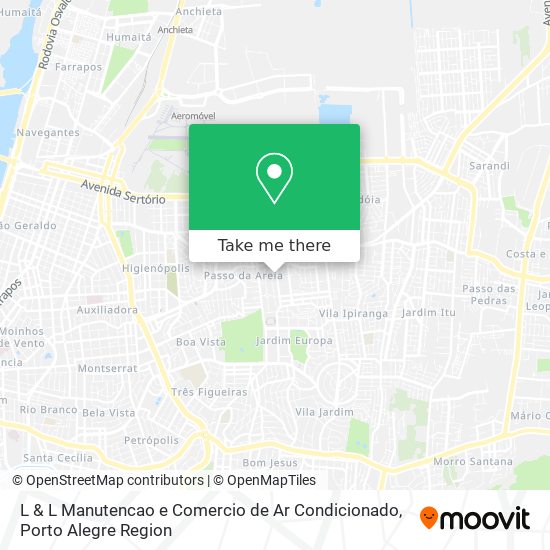 Mapa L & L Manutencao e Comercio de Ar Condicionado