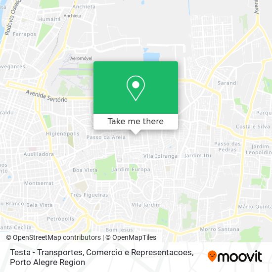 Mapa Testa - Transportes, Comercio e Representacoes