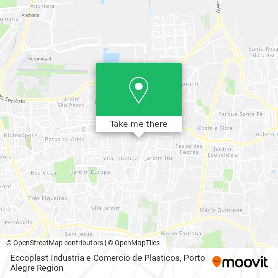 Eccoplast Industria e Comercio de Plasticos map