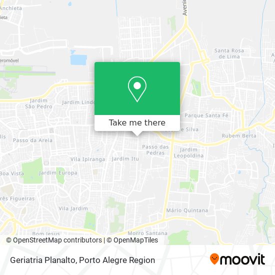 Geriatria Planalto map