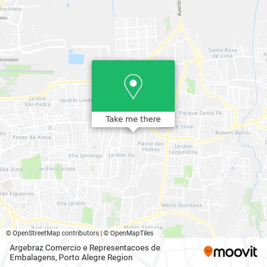 Argebraz Comercio e Representacoes de Embalagens map