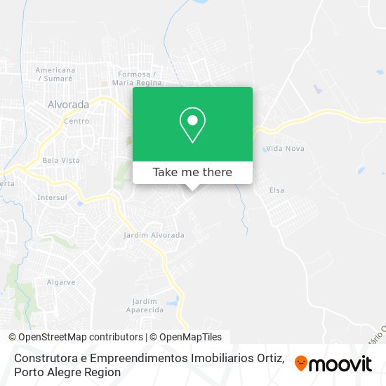 Mapa Construtora e Empreendimentos Imobiliarios Ortiz