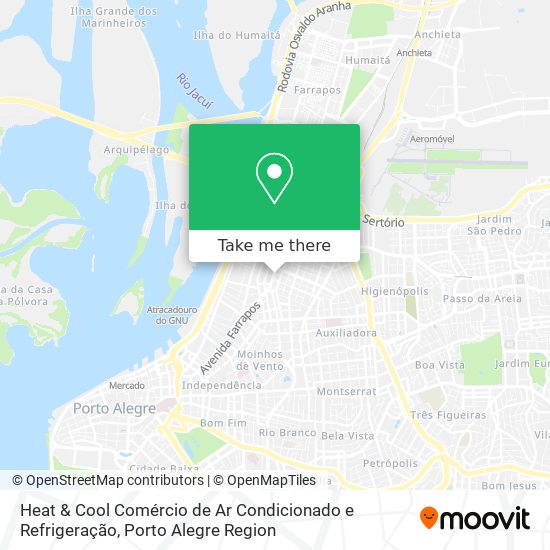 Heat & Cool Comércio de Ar Condicionado e Refrigeração map