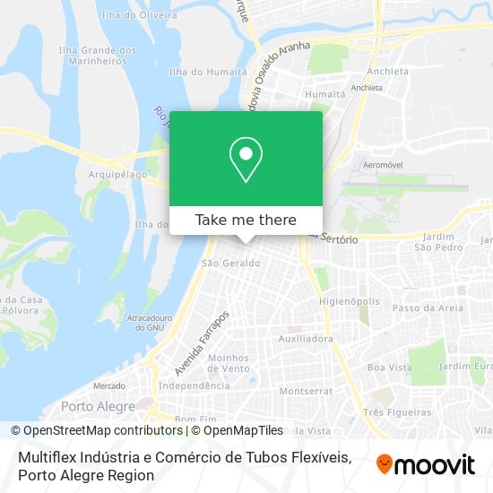 Mapa Multiflex Indústria e Comércio de Tubos Flexíveis