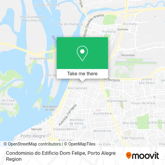 Condominio do Edificio Dom Felipe map