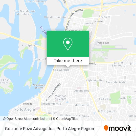 Goulart e Roza Advogados map