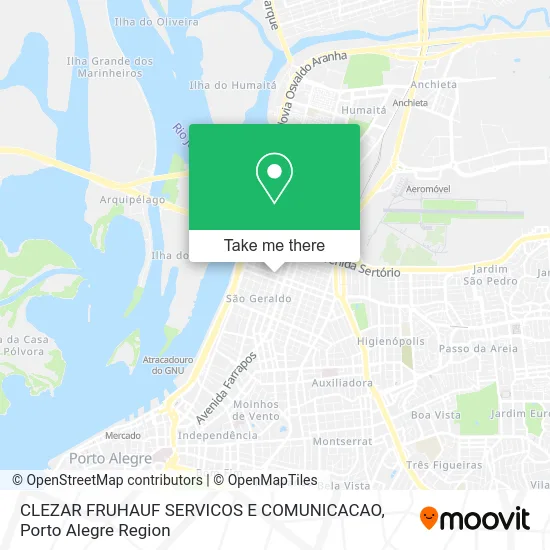 CLEZAR FRUHAUF SERVICOS E COMUNICACAO map