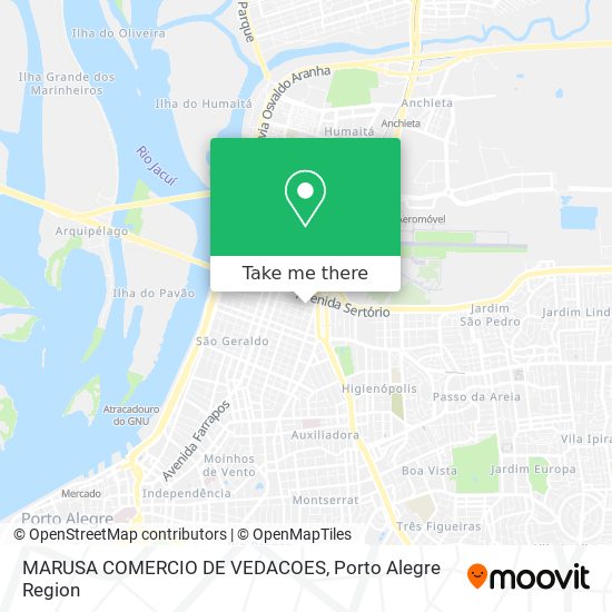 MARUSA COMERCIO DE VEDACOES map