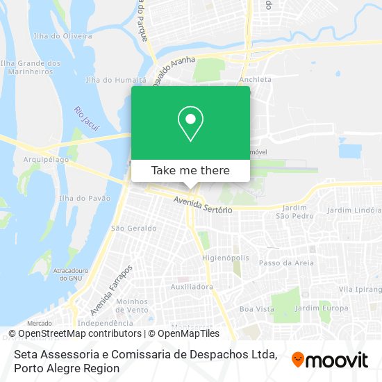 Mapa Seta Assessoria e Comissaria de Despachos Ltda