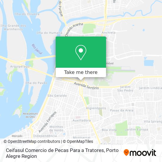 Ceifasul Comercio de Pecas Para a Tratores map