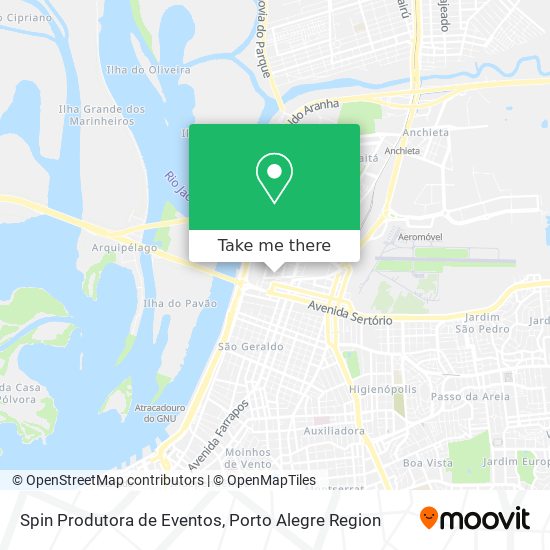 Spin Produtora de Eventos map