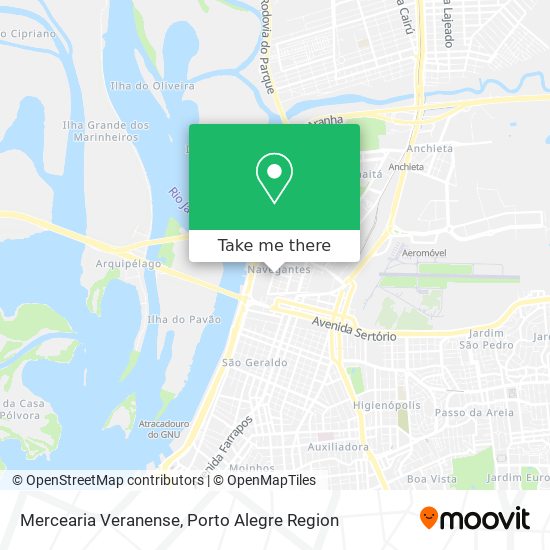 Mercearia Veranense map