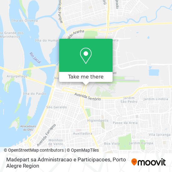 Mapa Madepart sa Administracao e Participacoes