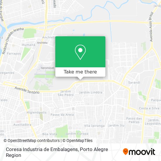 Coresa Industria de Embalagens map