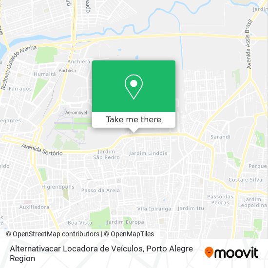 Alternativacar Locadora de Veículos map