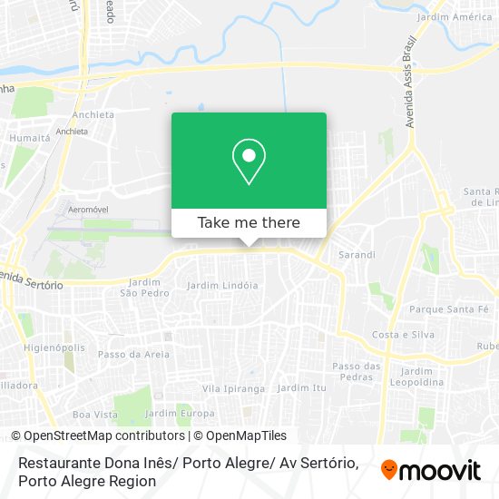 Restaurante Dona Inês/ Porto Alegre/ Av Sertório map
