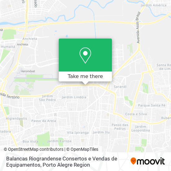 Balancas Riograndense Consertos e Vendas de Equipamentos map