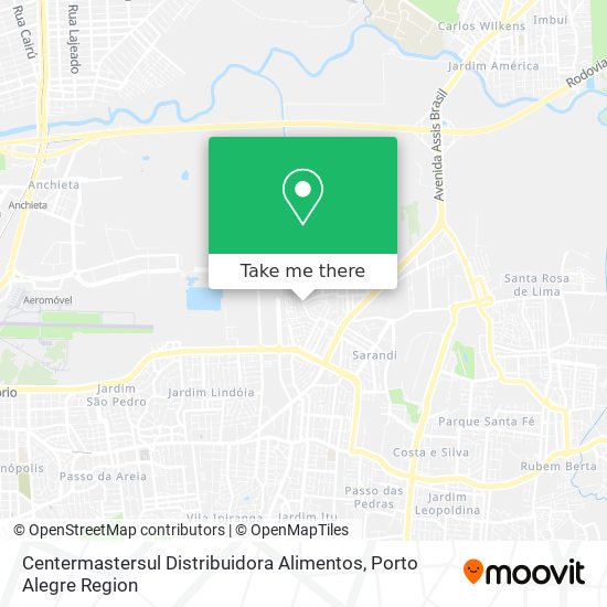 Centermastersul Distribuidora Alimentos map