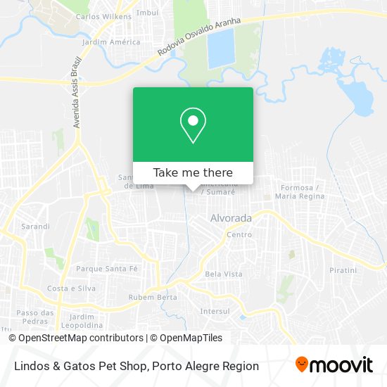 Lindos & Gatos Pet Shop map