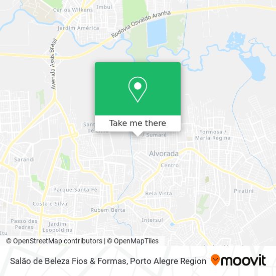 Salão de Beleza Fios & Formas map