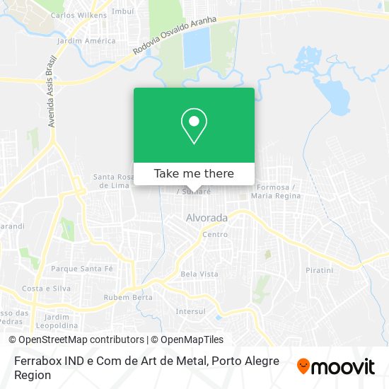 Ferrabox IND e Com de Art de Metal map