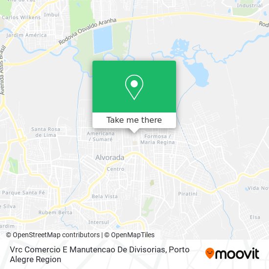 Vrc Comercio E Manutencao De Divisorias map