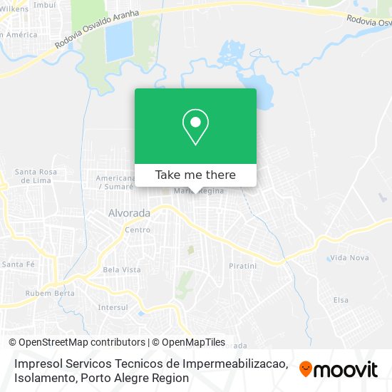 Impresol Servicos Tecnicos de Impermeabilizacao, Isolamento map