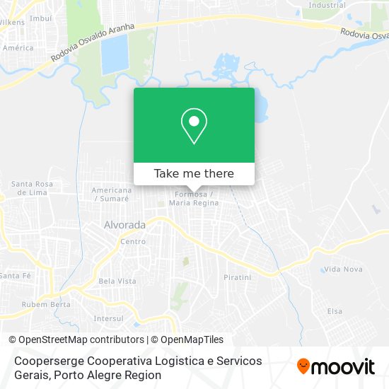Cooperserge Cooperativa Logistica e Servicos Gerais map