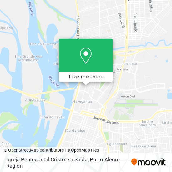 Igreja Pentecostal Cristo e a Saida map