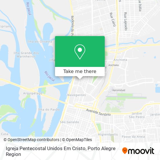 Igreja Pentecostal Unidos Em Cristo map