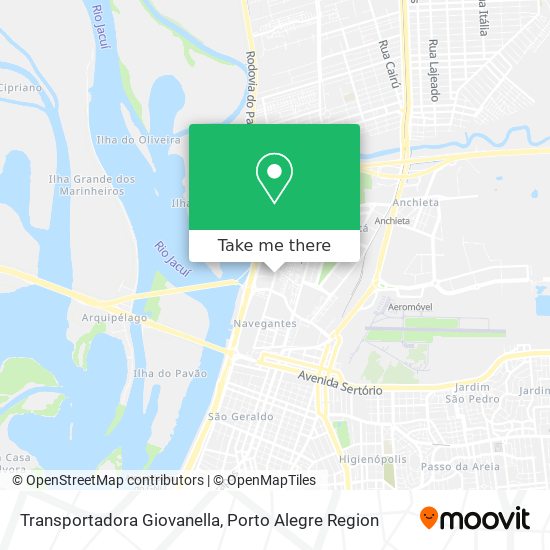 Transportadora Giovanella map