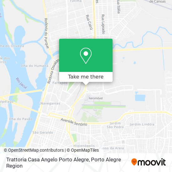 Trattoria Casa Angelo Porto Alegre map