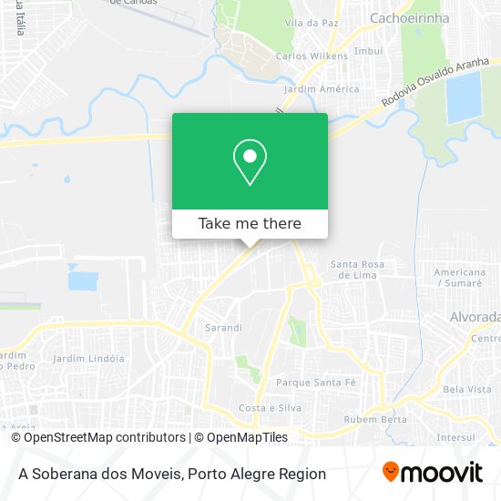 A Soberana dos Moveis map