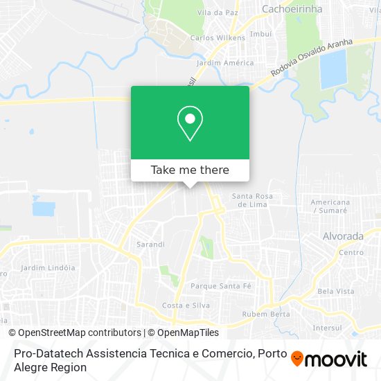 Pro-Datatech Assistencia Tecnica e Comercio map