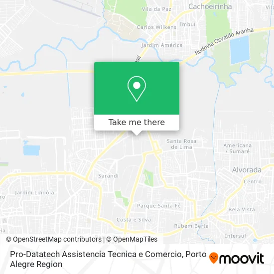 Pro-Datatech Assistencia Tecnica e Comercio map
