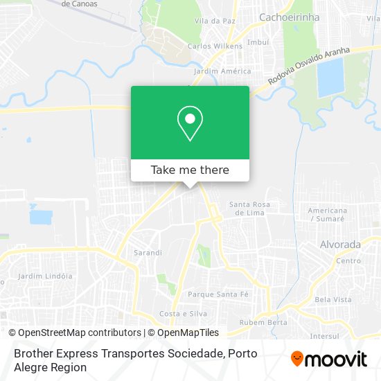 Brother Express Transportes Sociedade map