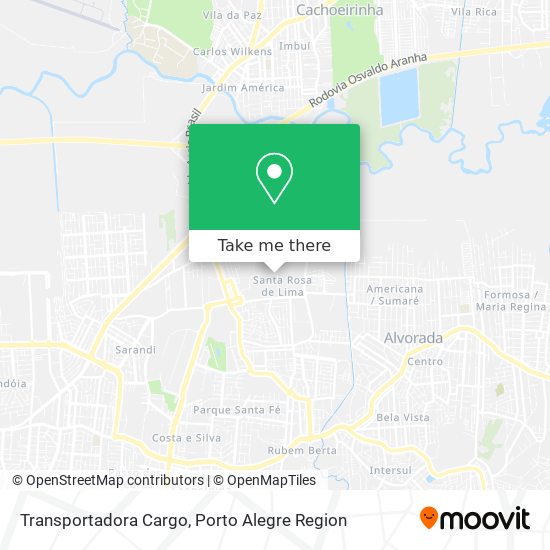 Transportadora Cargo map