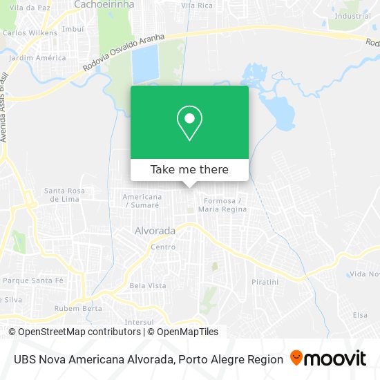 Mapa UBS Nova Americana Alvorada