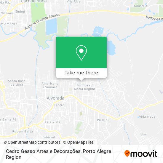 Cedro Gesso Artes e Decorações map