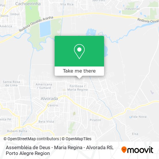 Assembléia de Deus - Maria Regina - Alvorada RS map