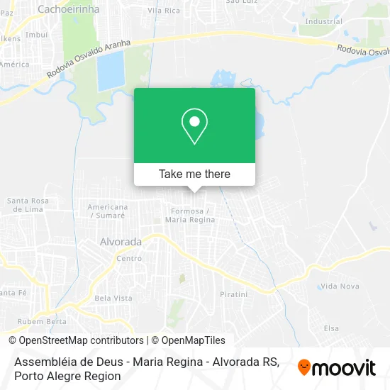 Assembléia de Deus - Maria Regina - Alvorada RS map