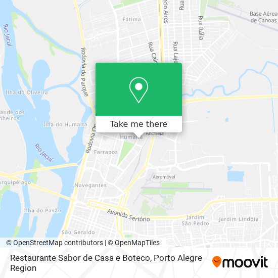 Restaurante Sabor de Casa e Boteco map
