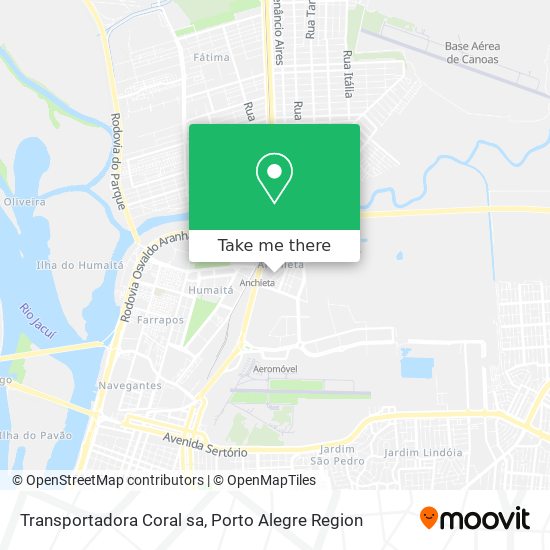 Transportadora Coral sa map