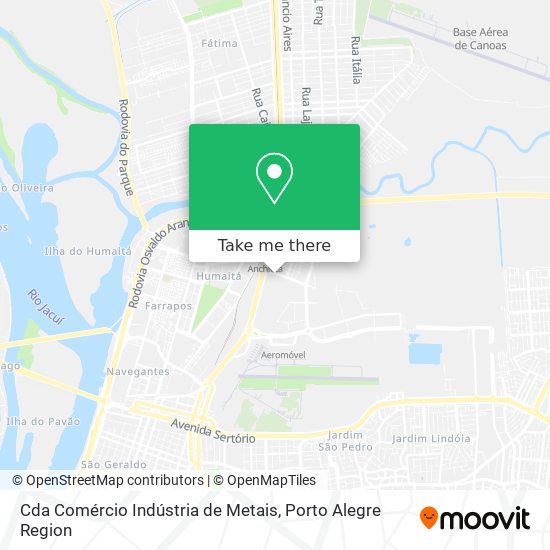 Cda Comércio Indústria de Metais map