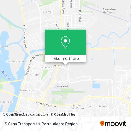 S Sena Transportes map