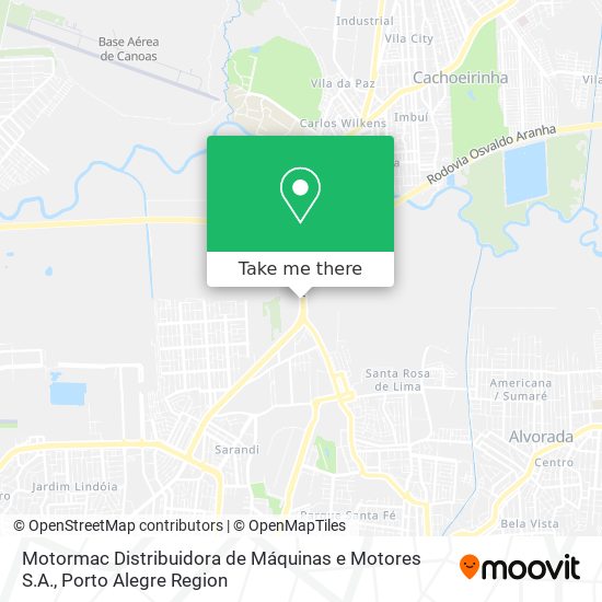 Motormac Distribuidora de Máquinas e Motores S.A. map