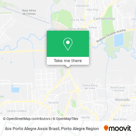 ibis Porto Alegre Assis Brasil map