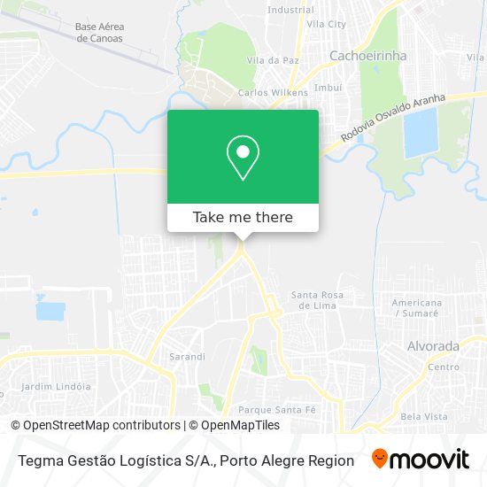 Tegma Gestão Logística S/A. map