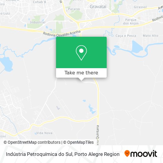 Indústria Petroquímica do Sul map
