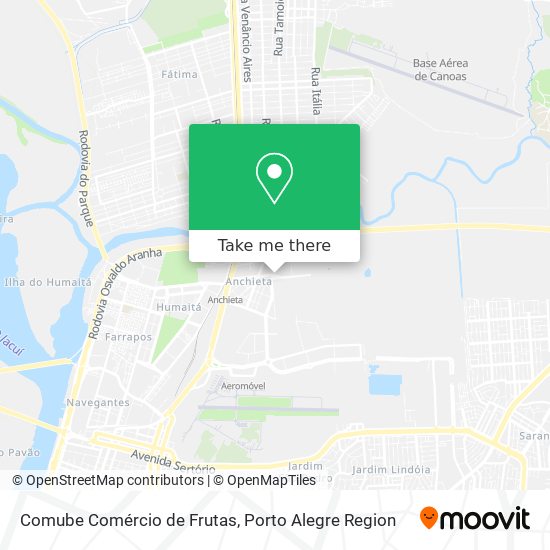 Comube Comércio de Frutas map